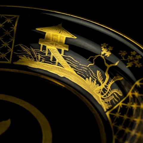 Joseph zich 黒メタルのガラスの皿 | 全ての商品 | 黒壁公式オンライン