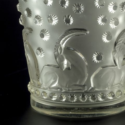 KUROKABE】René Lalique Vase AJACCIO 花器：アジャクシオ 