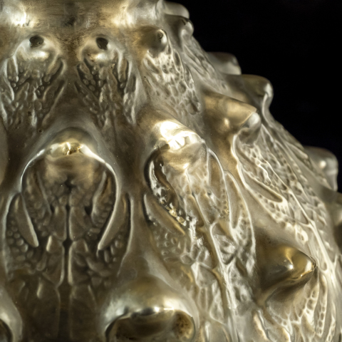 KUROKABE】René Lalique Vase FOUGÈRES 花器