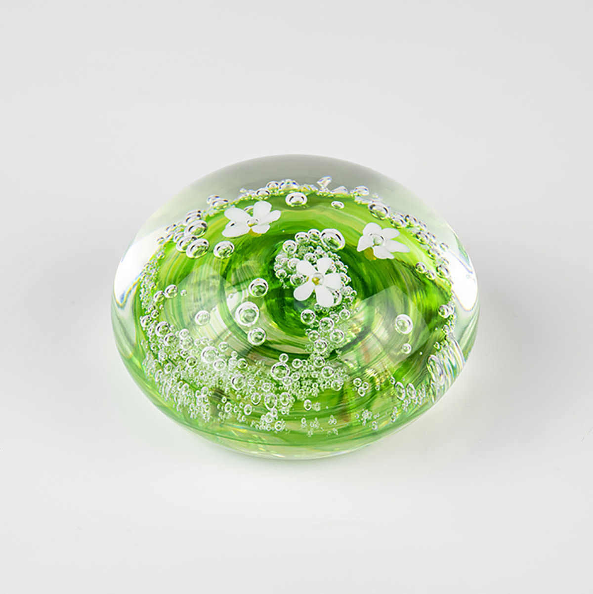 ☆新品☆ペーパーウエイト・飾物・カラフルな花模様のガラス玉 92f23a1ef67220cd49a027e6398670