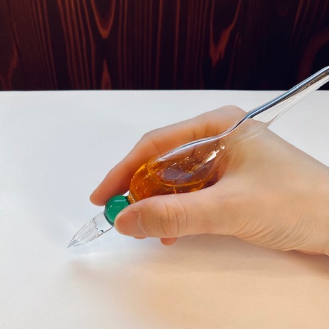 最新品人気新品 TOMAI ガラスペン ウィスキー 筆記具