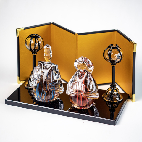 STUDIO】神﨑美沙作 お雛様「綺紬」紺赤 | KUROKABE | 黒壁公式