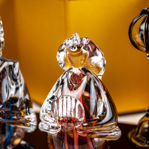 STUDIO】神﨑美沙作 お雛様「綺紬」紺赤 | KUROKABE | 黒壁公式