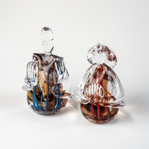 STUDIO】神﨑美沙作 お雛様「綺紬」紺赤 | KUROKABE | 黒壁公式