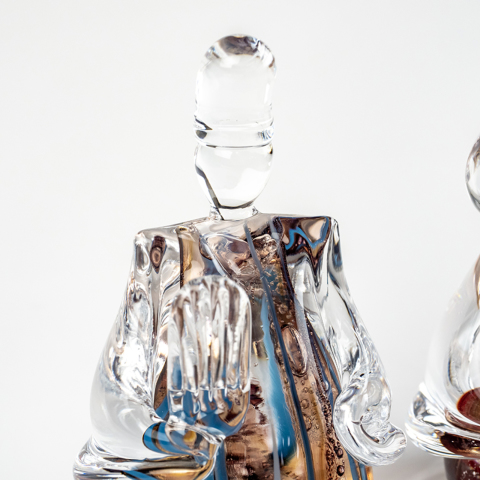 STUDIO】神﨑美沙作 お雛様「綺紬」紺赤 | KUROKABE | 黒壁公式