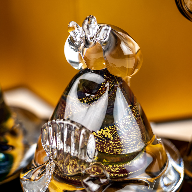 STUDIO】神﨑美沙作 お雛様「彩流雛小」金箔入 | KUROKABE | 黒壁公式