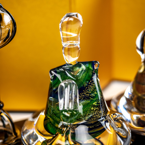 STUDIO】神﨑美沙作 お雛様「彩流雛小」金箔入 | KUROKABE | 黒壁公式